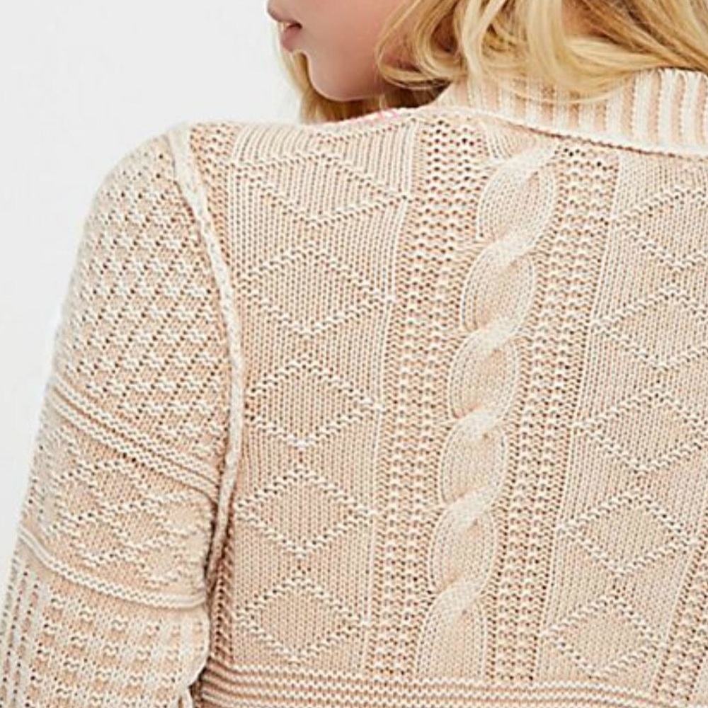 ๐๐ Free People โฆ All Washed Out Cardi โฆ Sand - Picture 6 of 8